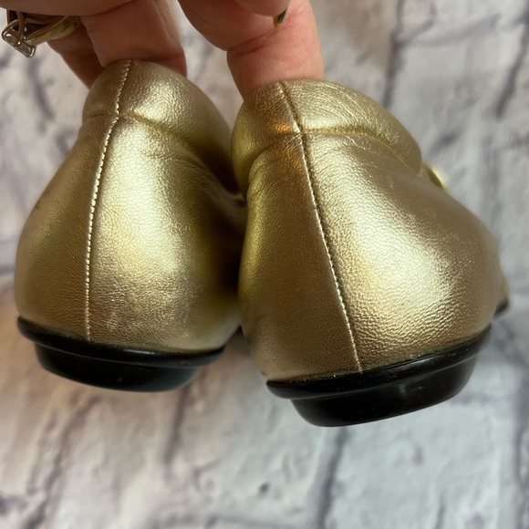 Prada Wanna-be Gold Loafers - Picture 9 of 13